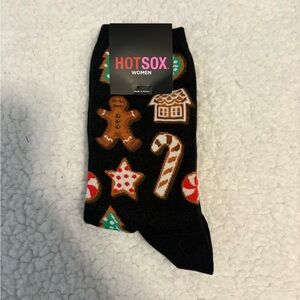 Hot Sox Women's Black Holiday Socks